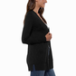 Matty M Women's Soft Ribbed Knit Midweight Open Front Cardigan