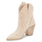 Mi.iM Women's Nina Embroidered Western  Cowboy Ankle Booties