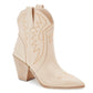 Mi.iM Women's Nina Embroidered Western  Cowboy Ankle Booties