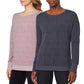 Mondetta Women's Leopard Print Soft Moisture Wicking Relaxed Fit Sweatshirt Top