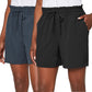 Mondetta Women's Moisture Wicking Elastic Waistband Casual Shorts