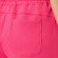 Mondetta Women's Moisture Wicking Elasticated Waist Ribbed Scuba Active Shorts