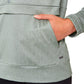 Mondetta Women's Moisture Wicking Kangaroo Pocket Popover Half-zip Active Top