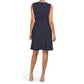 Nanette Lepore Linen Sleeveless Ruffle Hem Belted Mini Dress
