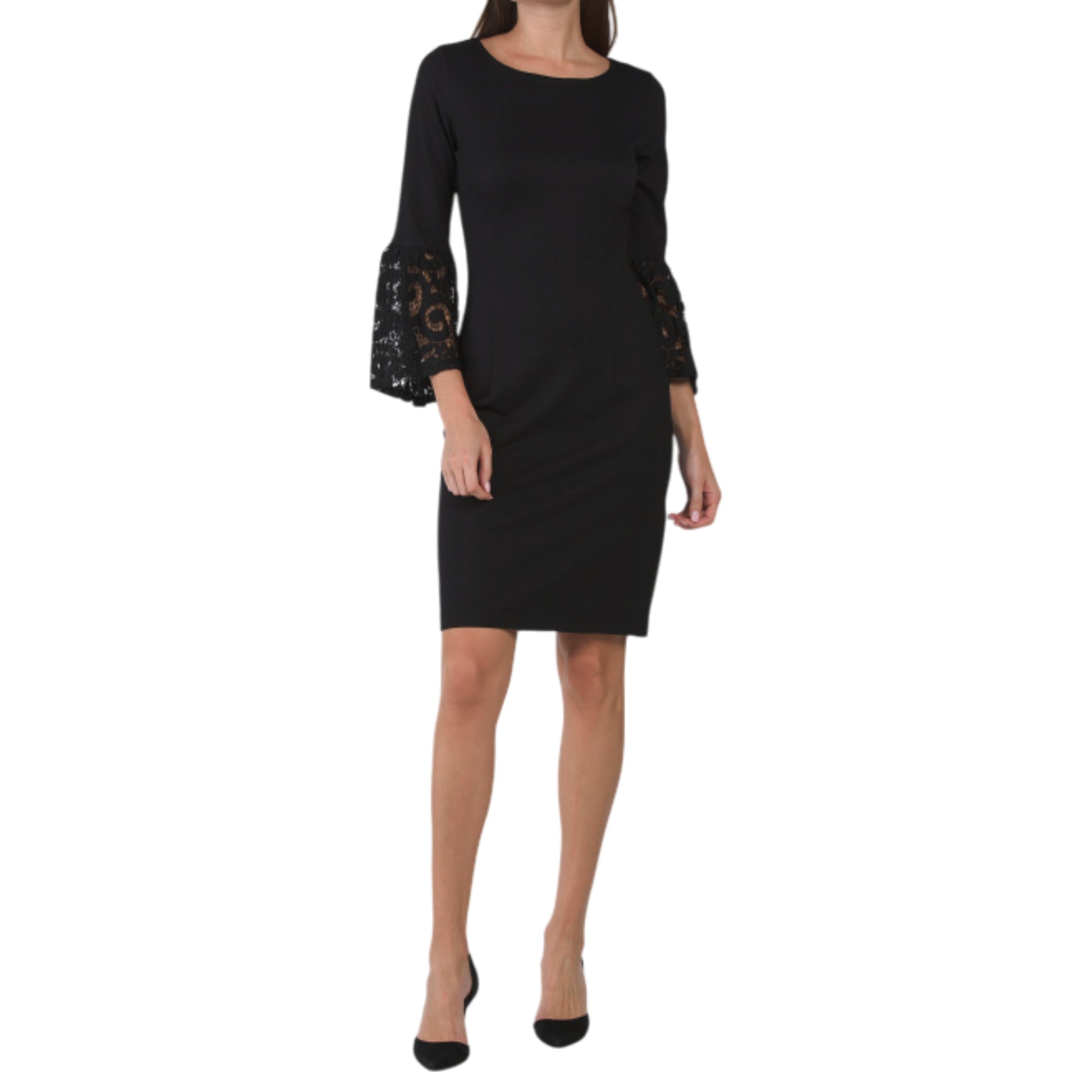 Nanette Lepore Women's Lace Bell Sleeve Cocktail Mini Dress Nanette Lepore Women's Lace Bell Sleeve Cocktail Mini Dress