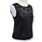 Nanette Lepore Women's Lace Yoke Keyhole Back Stretch Sleeveless Top