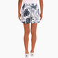 Nautica Women's Linen Blend Side Pockets Elastic Drawstring Casual Shorts