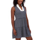 Nautica Jeans Women's Sleeveless Tiered Ruffle Mini Dress