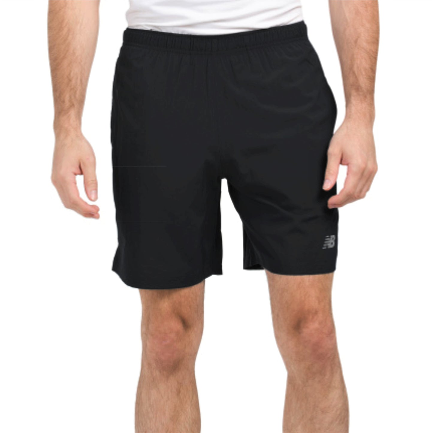 New Balance Men's Athletic Moisture Wicking Built-in Briefs Active 7" Core Run Shorts