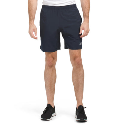 New Balance Men's Athletic Moisture Wicking Built-in Briefs Active 7" Core Run Shorts