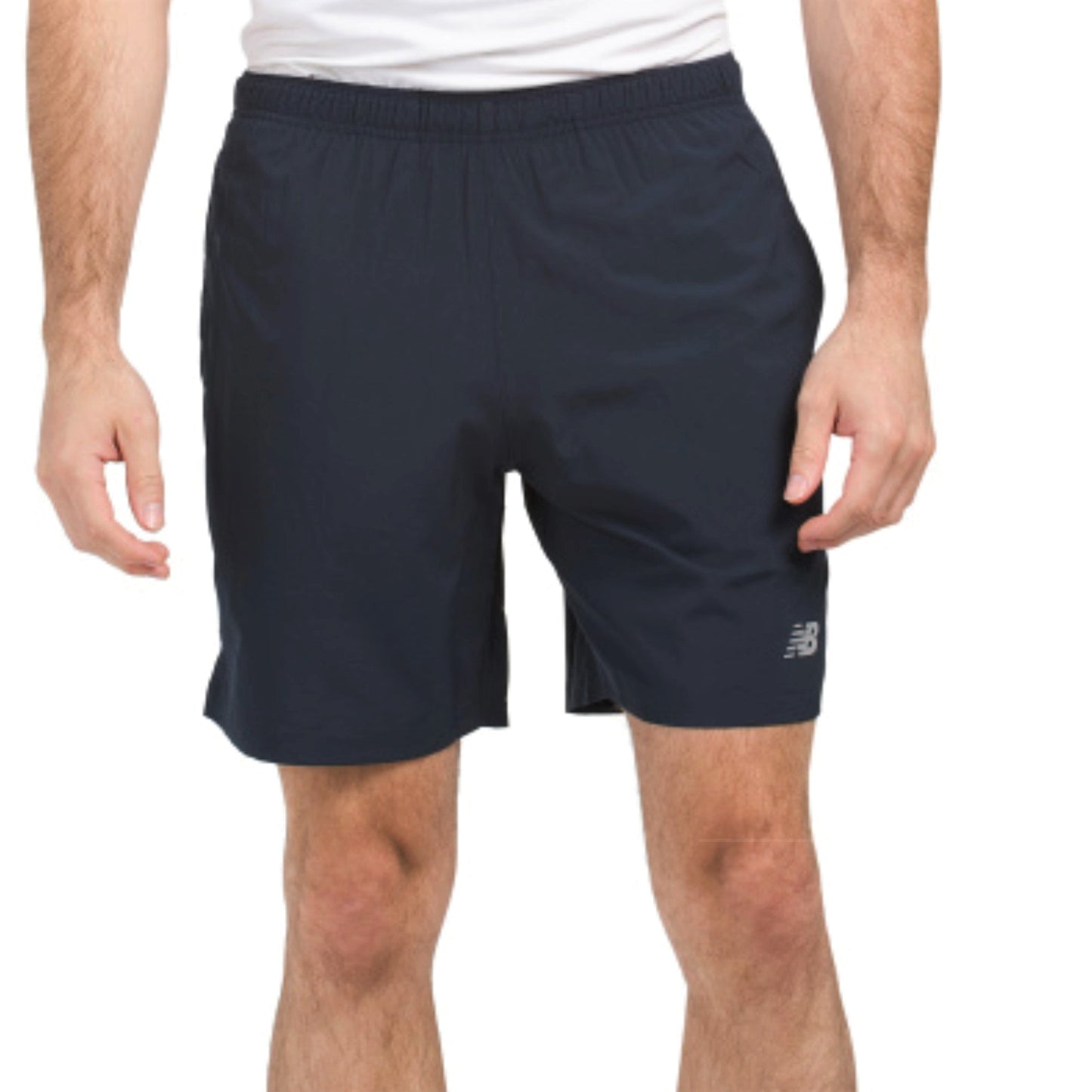 New Balance Men's Athletic Moisture Wicking Built-in Briefs Active 7" Core Run Shorts