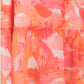 Nicole Miller Women's Floral Print Chiffon Tiered Maxi Dress