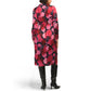 Nicole Miller Women's Floral Print Collared Wrap Style Midi Dress