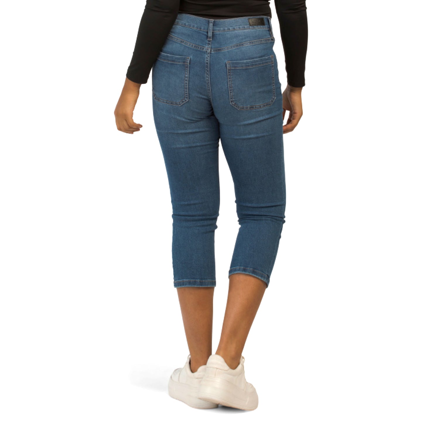 Nicole Miller Women's Soho High Rise Denim Capri Jeans