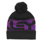OAKLEY Unisex Wanderlust Fold Over Cuff Soft Knit Pom Beanie Winter Hat