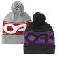 OAKLEY Unisex Wanderlust Fold Over Cuff Soft Knit Pom Beanie Winter Hat