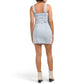 On Twelfth Women's Front Zip Closure Sleeveless Denim Mini Dress