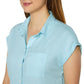 Orvis Women's Button Front Short Sleeve Linen Blend Shirt