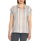 Orvis Women's Button Front Short Sleeve Linen Blend Shirt
