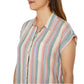 Orvis Women's Button Front Short Sleeve Linen Blend Shirt