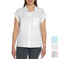 Orvis Women's Button Front Short Sleeve Linen Blend Shirt