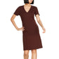 Ottod'Ame Women's Cocoa Sheath Mini Dress