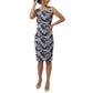 Premise Women's Floral Crochet Sleeveless Sheath Mini Dress