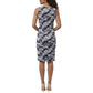 Premise Women's Floral Crochet Sleeveless Sheath Mini Dress