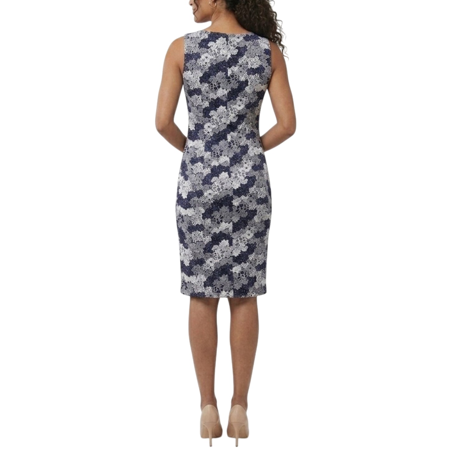 Premise Women's Floral Crochet Sleeveless Sheath Mini Dress