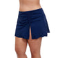 Profile By Gottex Women's Plus Tutti Frutti Shirred Side Slit Ruffle Trim Skirted Swim Bottom