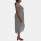QUIZ Women's Plus High-Low Tulip Hem Wrap Midi Dress