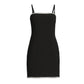 RACHEL RACHEL ROY Women's Veronica Rhinestone  Embellished Trim Mini Sheath Dress
