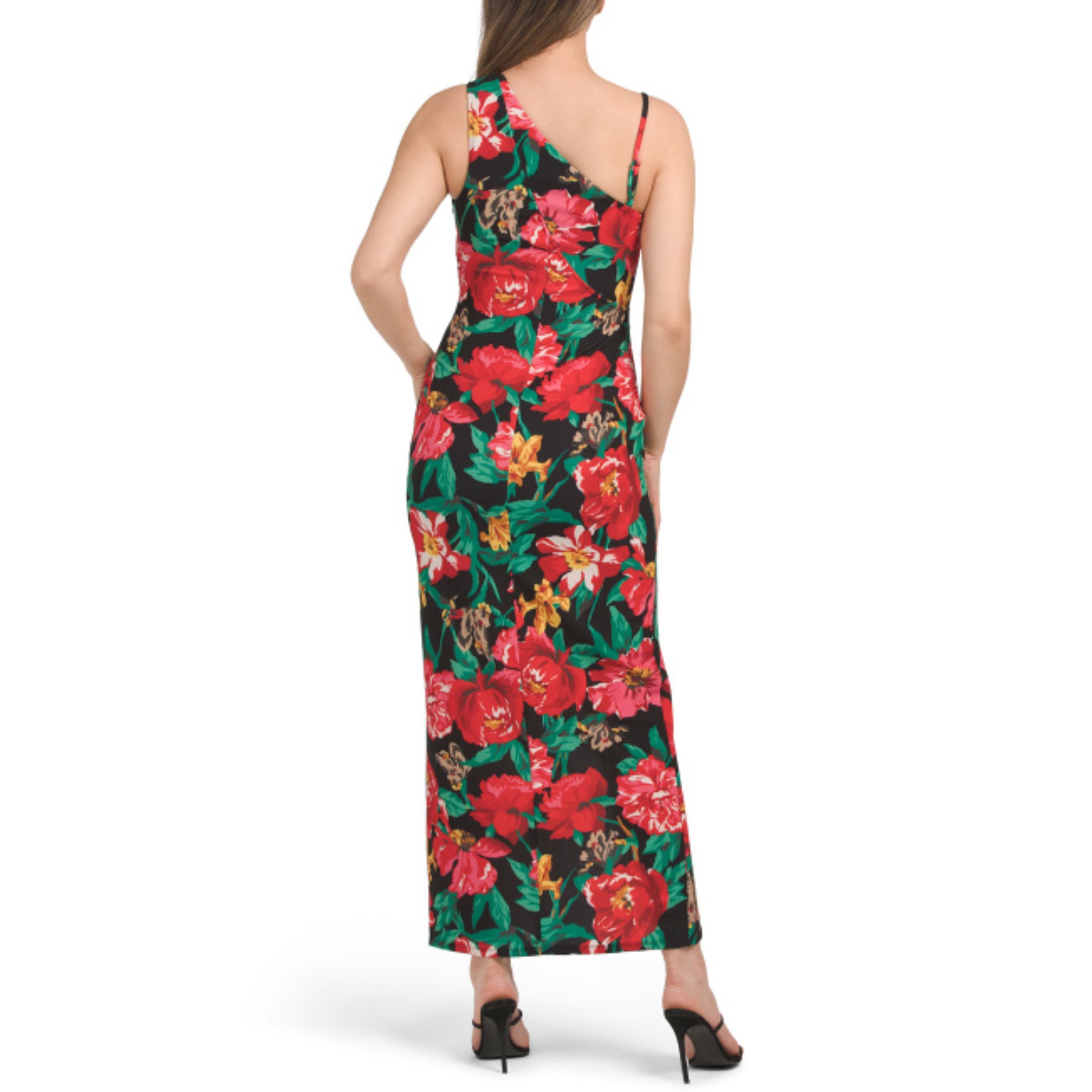Rachel Roy Women's Devin One-Shoulder Midi Dress - Red - Maxi Dresses Rachel Roy Women's Devin One-Shoulder Midi Dress - Red - Maxi Dresses