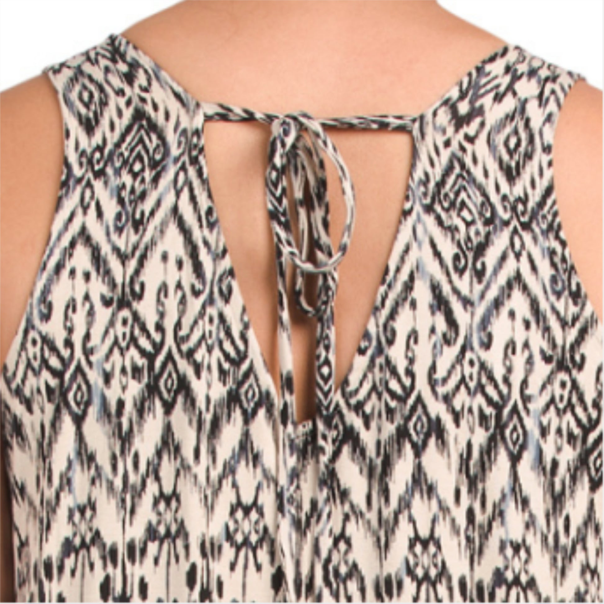 Rachel Zoe Women's Plus Sleeveless Round Neck Back Tie Detail Midi Dress Rachel Zoe Women's Plus Sleeveless Round Neck Back Tie Detail Midi Dress