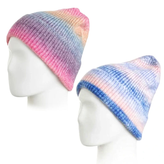 Rachel Zoe Women's Ombre Space Dye Cuffed Beanie Winter Hat