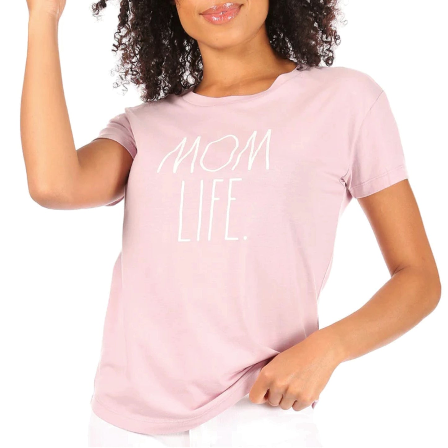 Rae Dunn Women's Mom Life Print Cotton T-Shirt