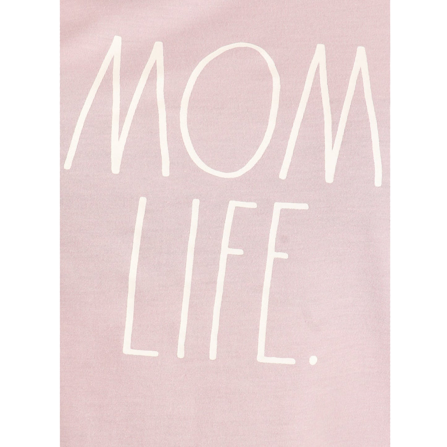 Rae Dunn Women's Mom Life Print Cotton T-Shirt