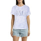 Rae Dunn Women's USA Print Tie Dye Cotton Blend T-Shirt