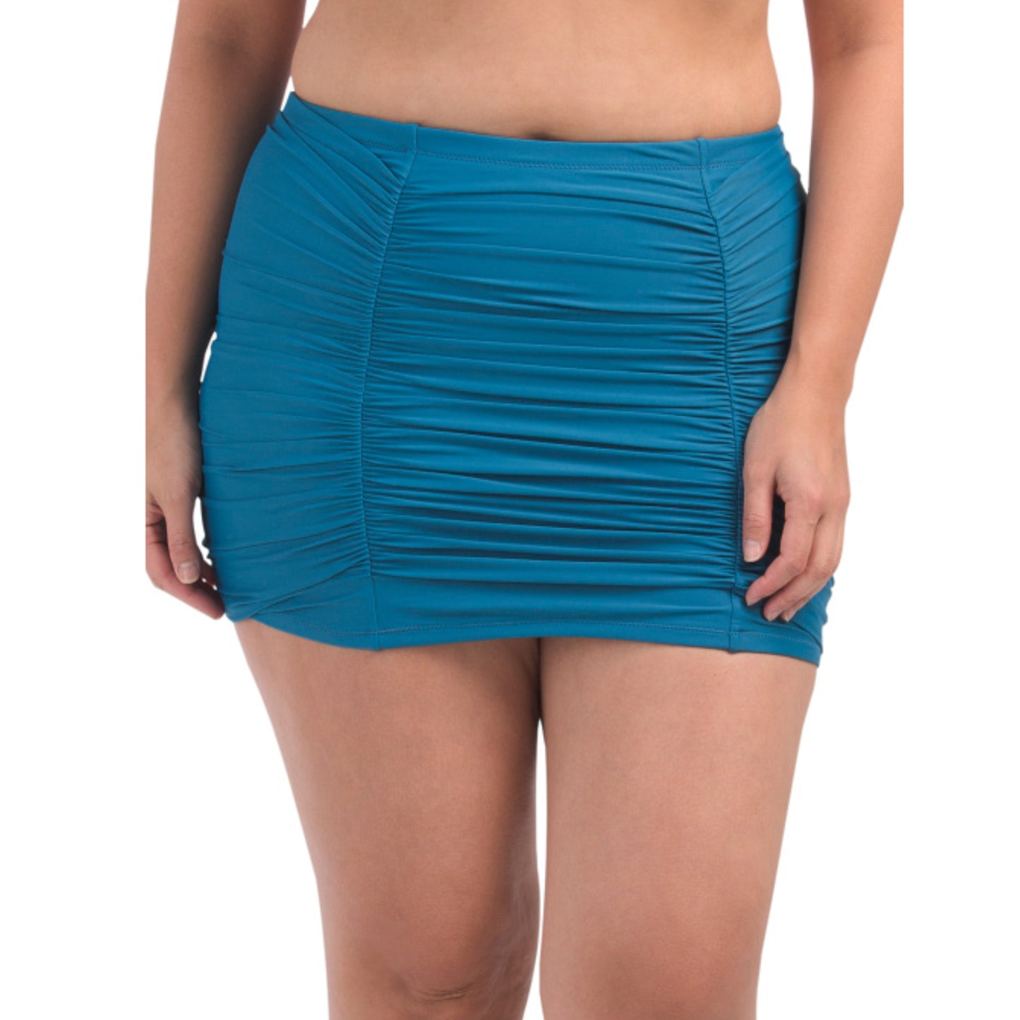 Raisins Curve Women's Plus Calina Solids Costa Skirt Swim Bottom
