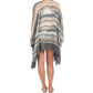 RAJ Women's Ariana Frayed Tie Dye Cover Up Kimono Top
