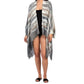 RAJ Women's Ariana Frayed Tie Dye Cover Up Kimono Top