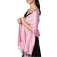 Women's Pashmina Reversible Paisley Fringed Shawl Evening Wrap
