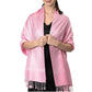 Women's Pashmina Reversible Paisley Fringed Shawl Evening Wrap