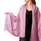 Women's Pashmina Reversible Paisley Fringed Shawl Evening Wrap