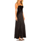 SHOW ME YOUR MUMU Women's Winslet Cowl Neck Side Slit Gown Maxi Dress