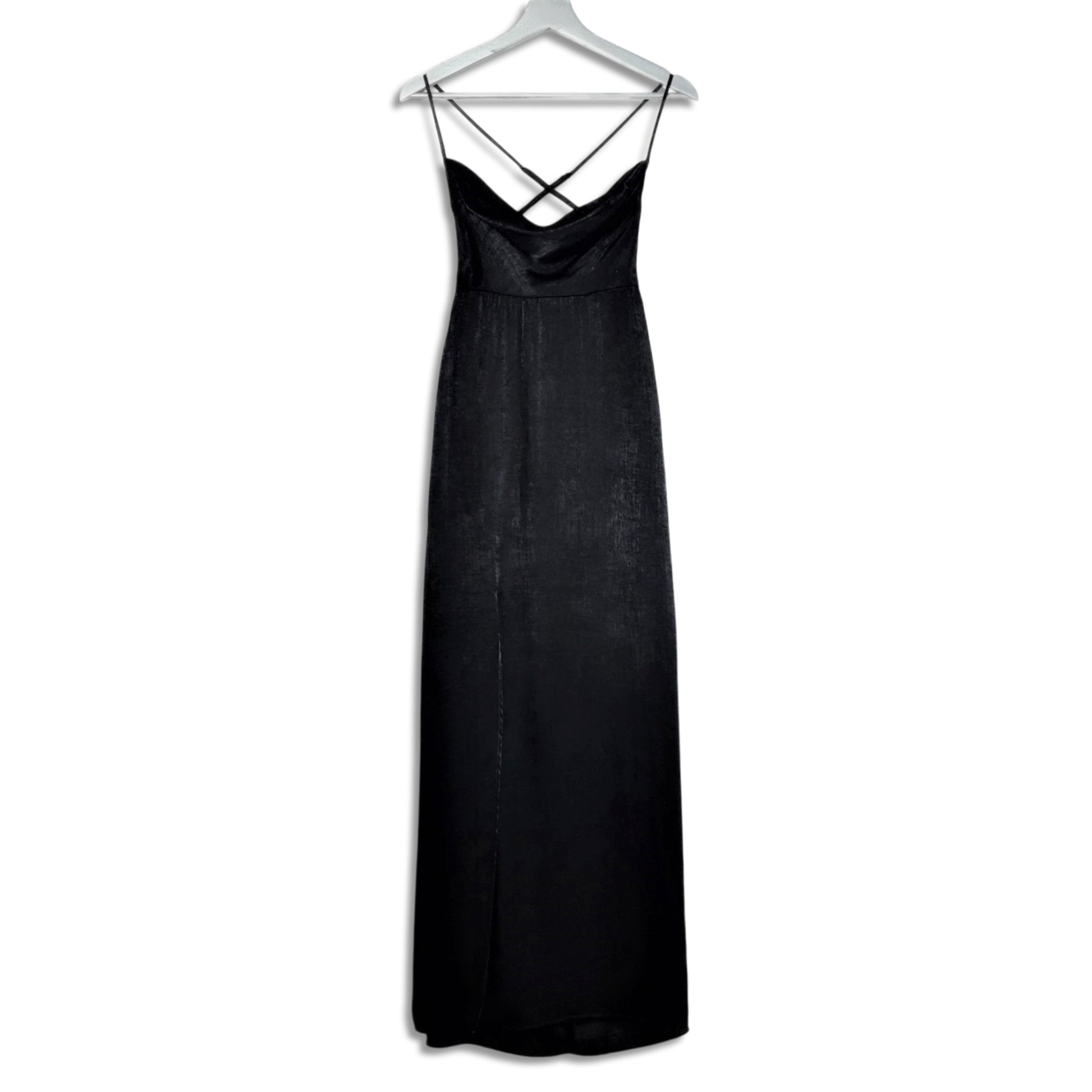 SHOW ME YOUR MUMU Women's Winslet Cowl Neck Side Slit Gown Maxi Dress Letay Store SHOW ME YOUR MUMU Women's Winslet Cowl Neck Side Slit Gown Maxi Dress Letay Store