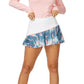 SOFIBELLA Women's Asymmetrical UPF 50 Quick Drying Built-in Shorts Printed Skort