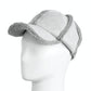 Steve Madden Women's Unisex Seams Out Fur Trim Baseball Cap Winter Hat