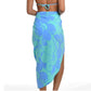 SUNSHINE 79 Women's Fresh Blooms Faux Wrap Floral Pool Beach Swim Cover-up