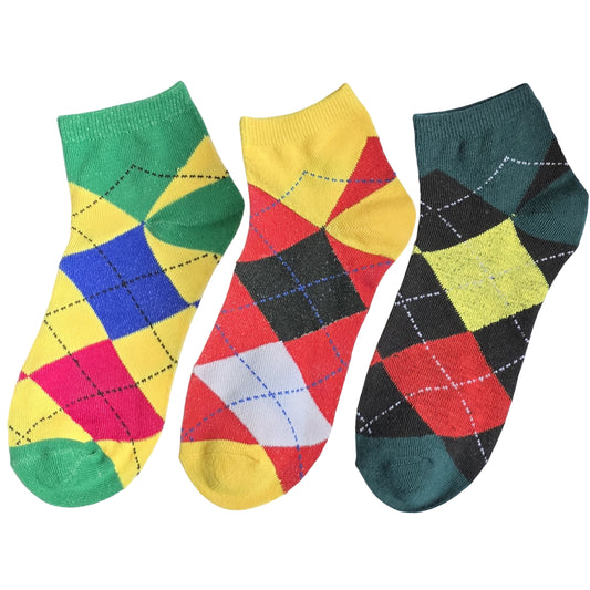 Women's 3=Pack Cotton Blend Casual Low Cut Socks